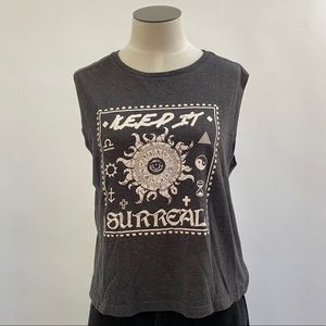Graphic Tank Top- Wet Seal